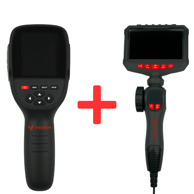 Zestaw kamera termowizyjna Visixon Falcon + kamera inspekcyjna Visixon Blaster Max