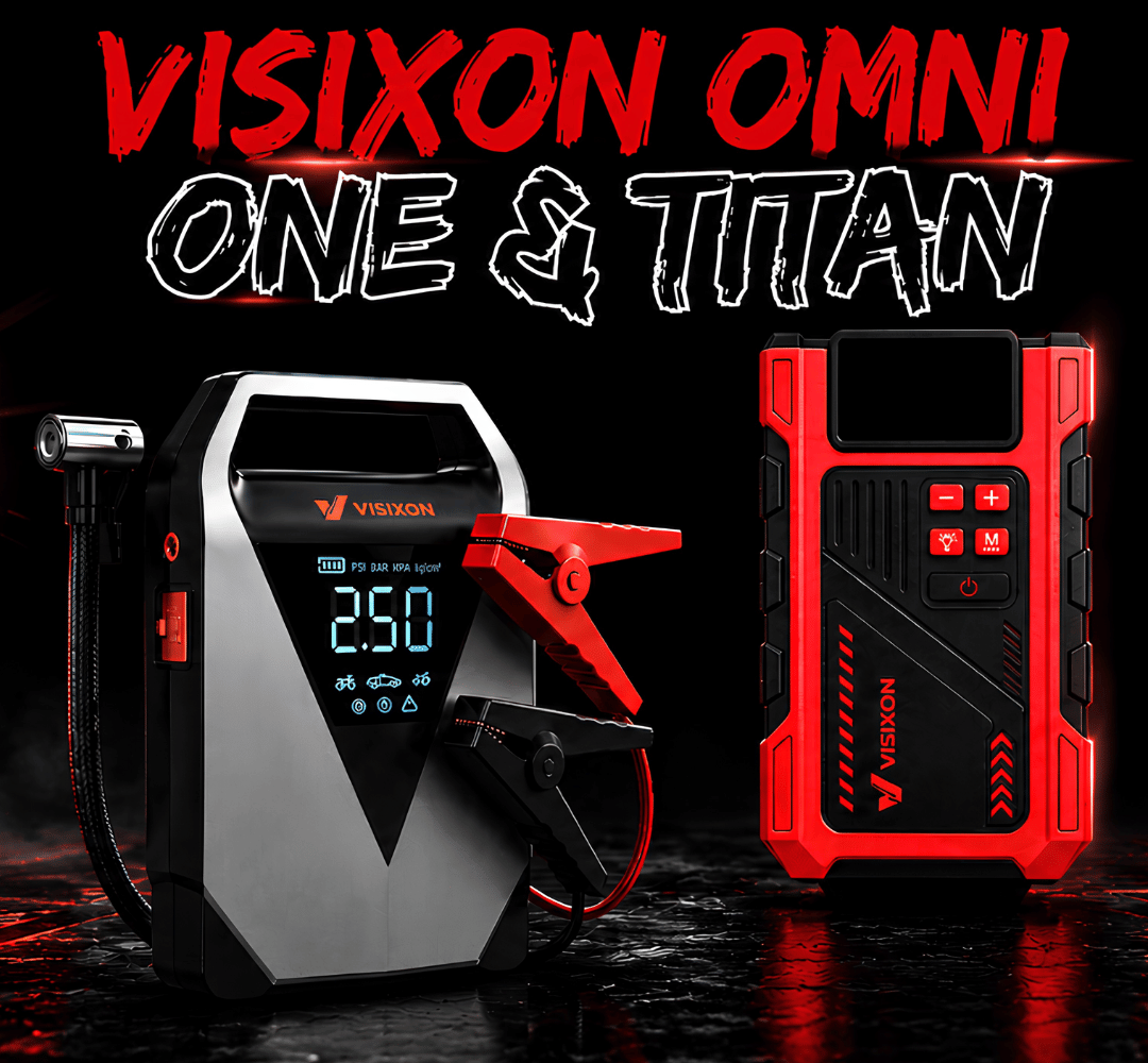 Baner z premierą rozruszników samochodowych omni one i titan.